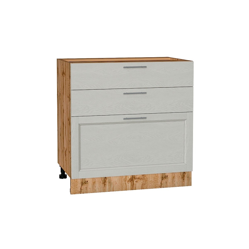 Шкаф нижний с 3-мя ящиками Сканди