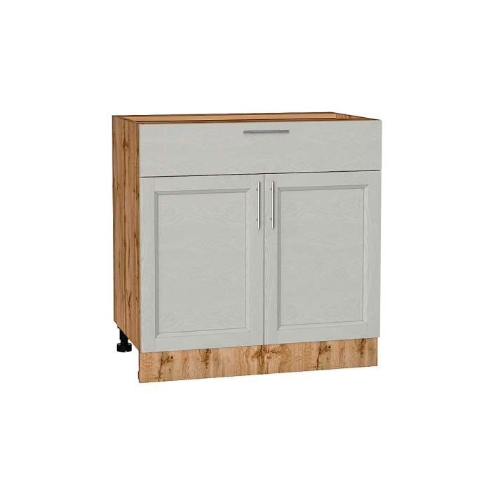 Шкаф нижний с 2-мя дверцами и ящиком Сканди