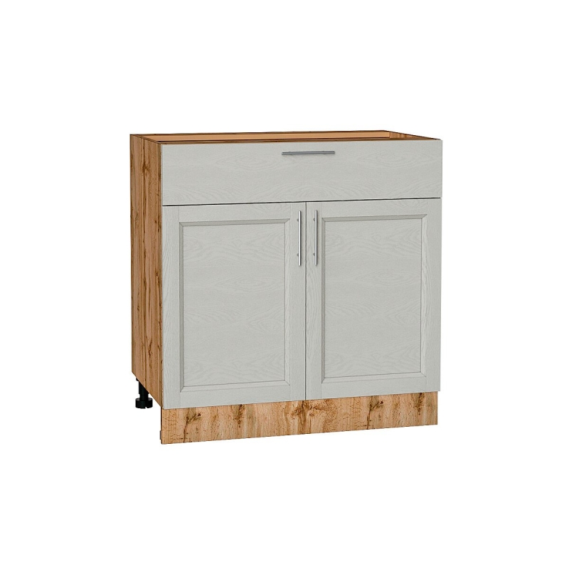 Шкаф нижний с 2-мя дверцами и ящиком Сканди