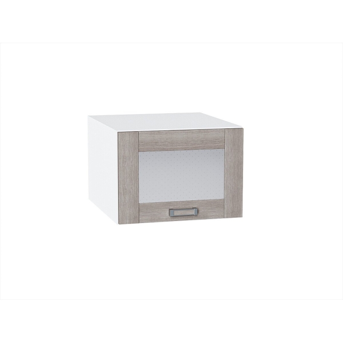 Шкаф верхний горизонтальный остекленный глубокий Лофт