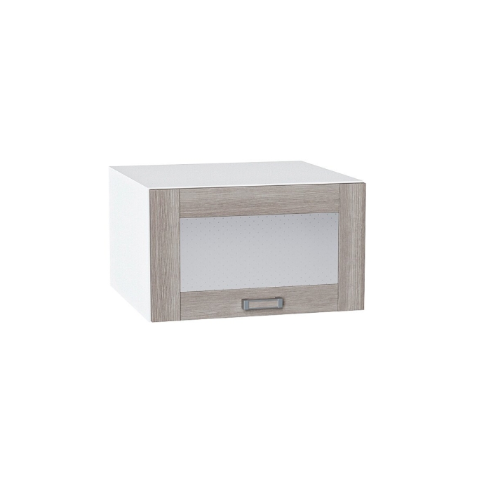 Шкаф верхний горизонтальный остекленный глубокий Лофт