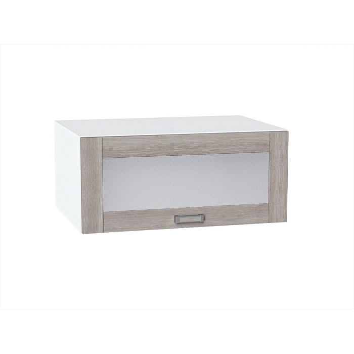 Шкаф верхний горизонтальный остекленный глубокий Лофт