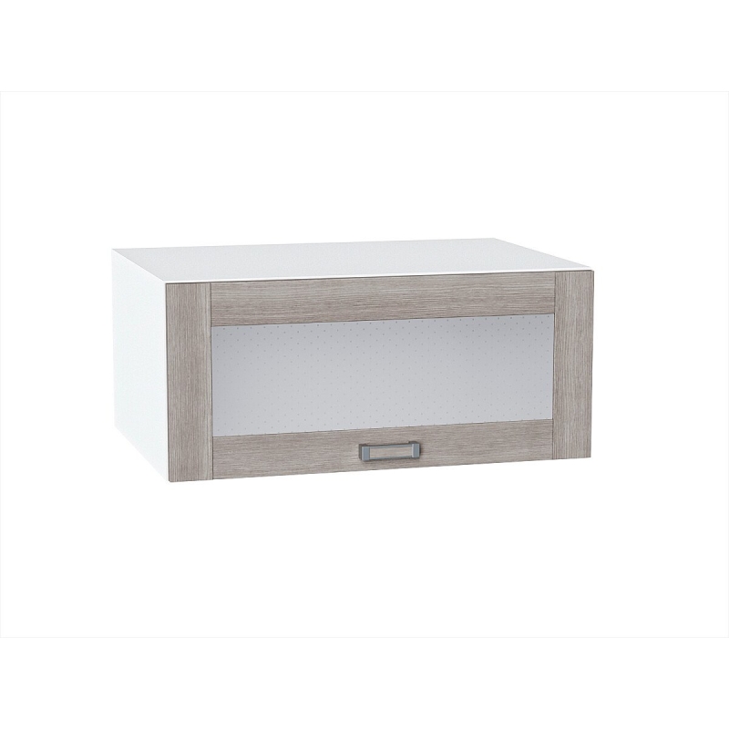 Шкаф верхний горизонтальный остекленный глубокий Лофт