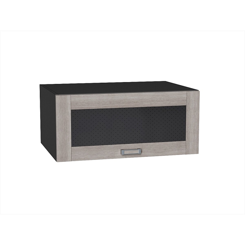 Шкаф верхний горизонтальный остекленный глубокий Лофт