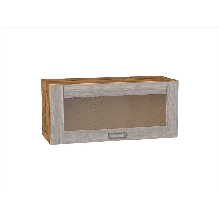 Шкаф верхний горизонтальный остекленный Лофт