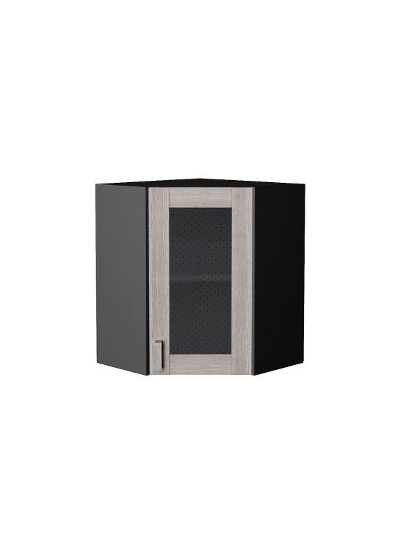 Шкаф верхний угловой остекленный Лофт