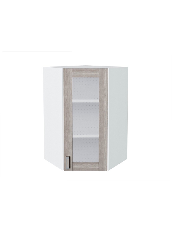 Шкаф верхний угловой остекленный Лофт