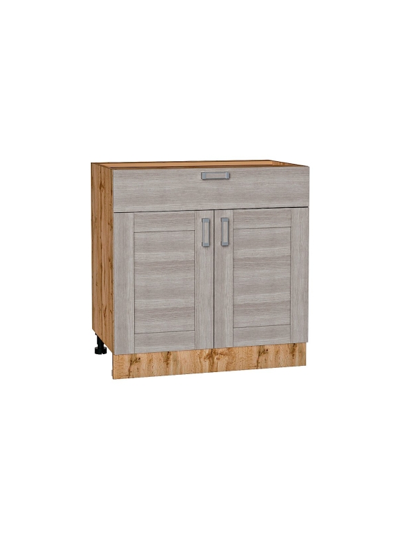 Шкаф нижний с 2-мя дверцами и ящиком Лофт