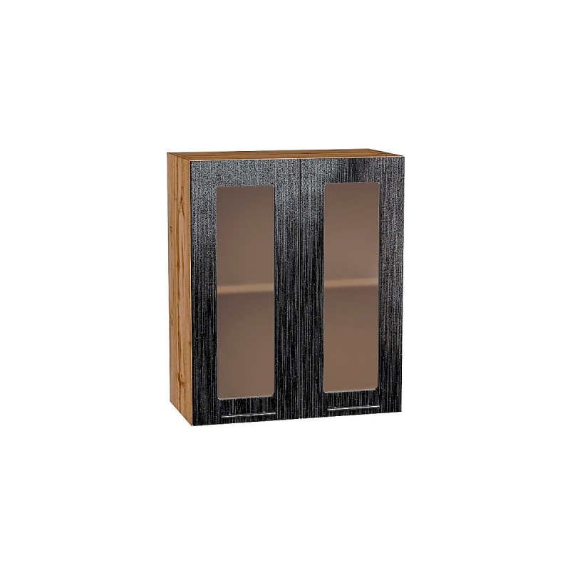 Шкаф верхний с 2-мя остекленными дверцами Валерия-М