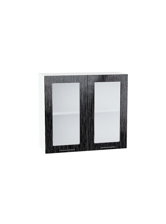 Шкаф верхний с 2-мя остекленными дверцами Валерия-М