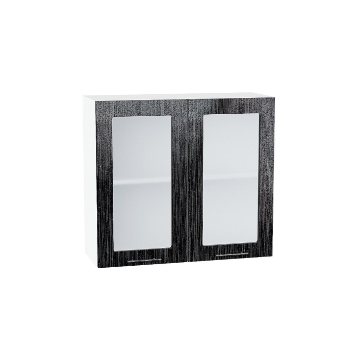 Шкаф верхний с 2-мя остекленными дверцами Валерия-М