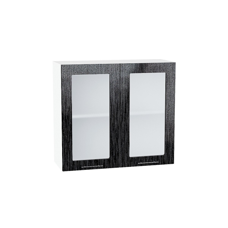 Шкаф верхний с 2-мя остекленными дверцами Валерия-М