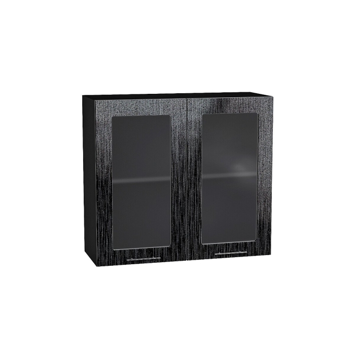 Шкаф верхний с 2-мя остекленными дверцами Валерия-М