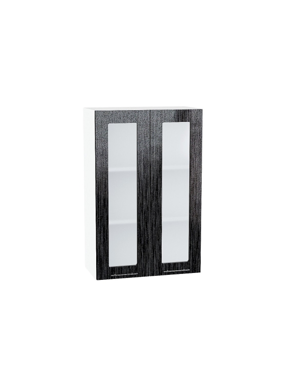 Шкаф верхний с 2-мя остекленными дверцами Валерия-М