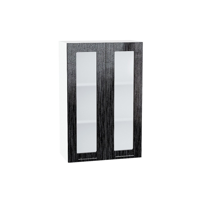 Шкаф верхний с 2-мя остекленными дверцами Валерия-М