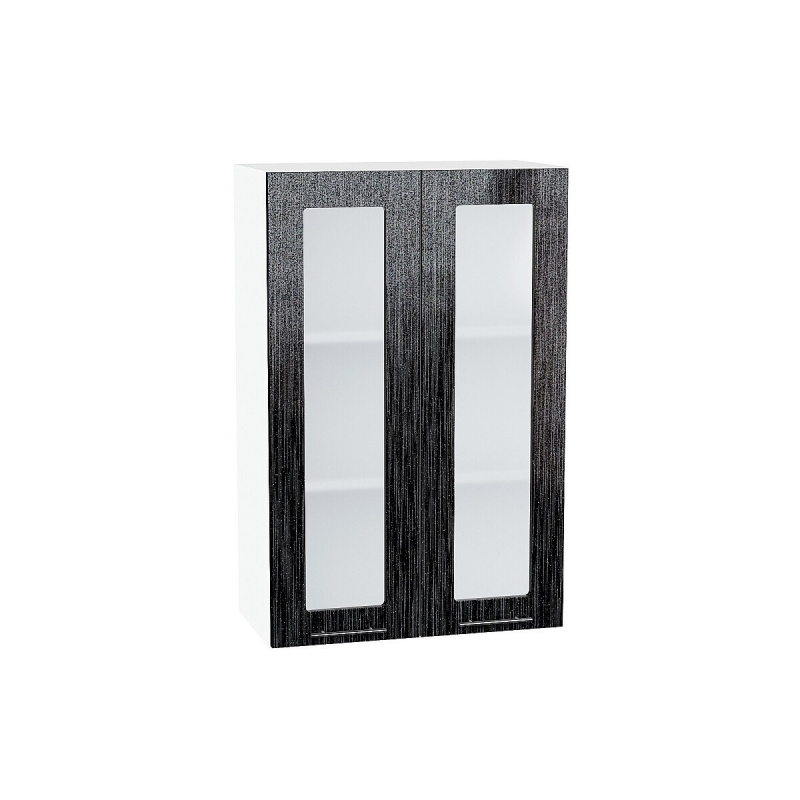 Шкаф верхний с 2-мя остекленными дверцами Валерия-М