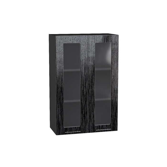 Шкаф верхний с 2-мя остекленными дверцами Валерия-М