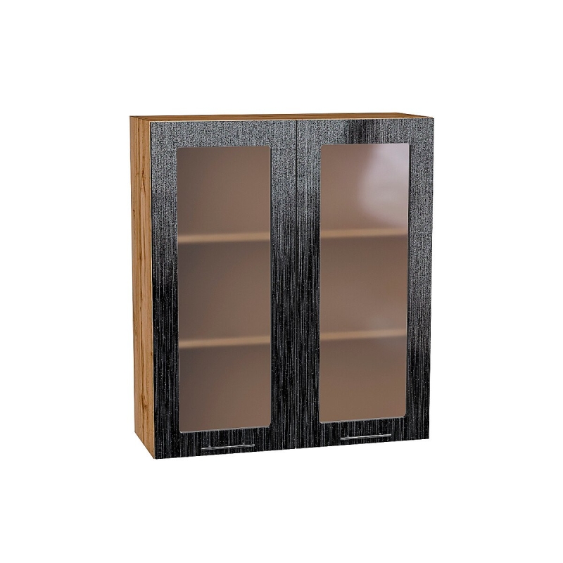 Шкаф верхний с 2-мя остекленными дверцами Валерия-М