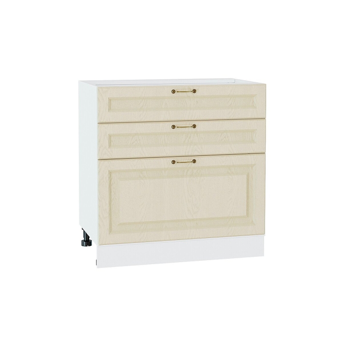 Шкаф нижний с 3-мя ящиками Ницца