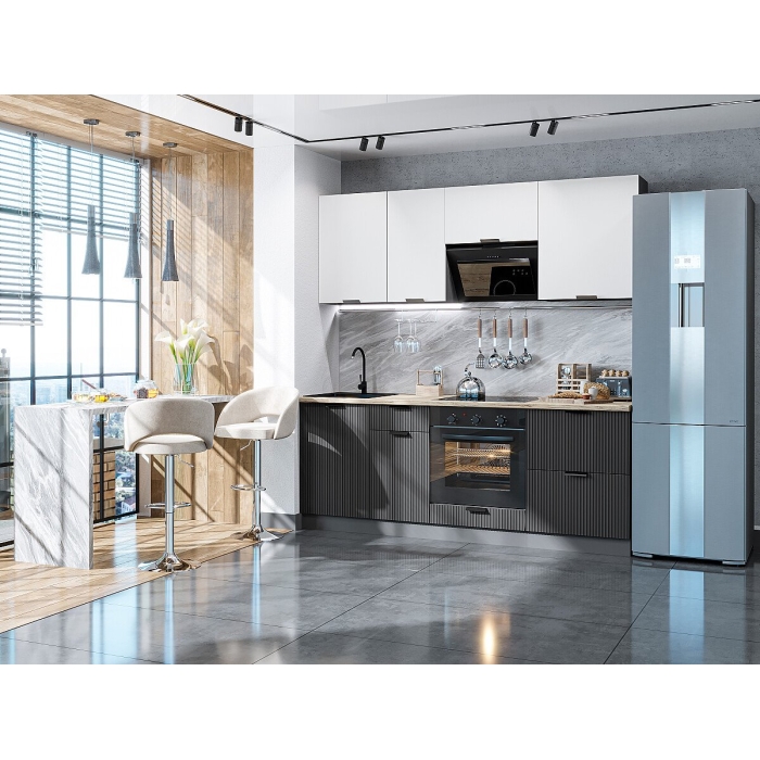 EURO LINE-02 Белый/Антрацит (комплект)