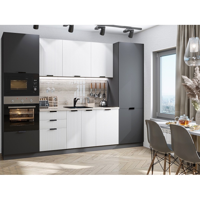 EURO LINE-01 Белый/Антрацит (комплект)