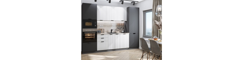 EURO LINE-01 Белый/Антрацит (комплект)