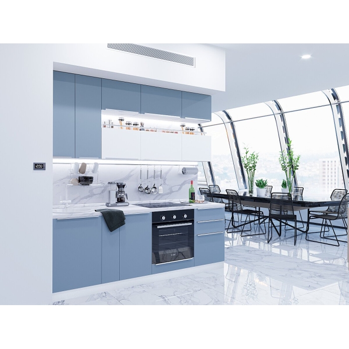 FUSION-01 Silky Blue/Silky White (комплект)