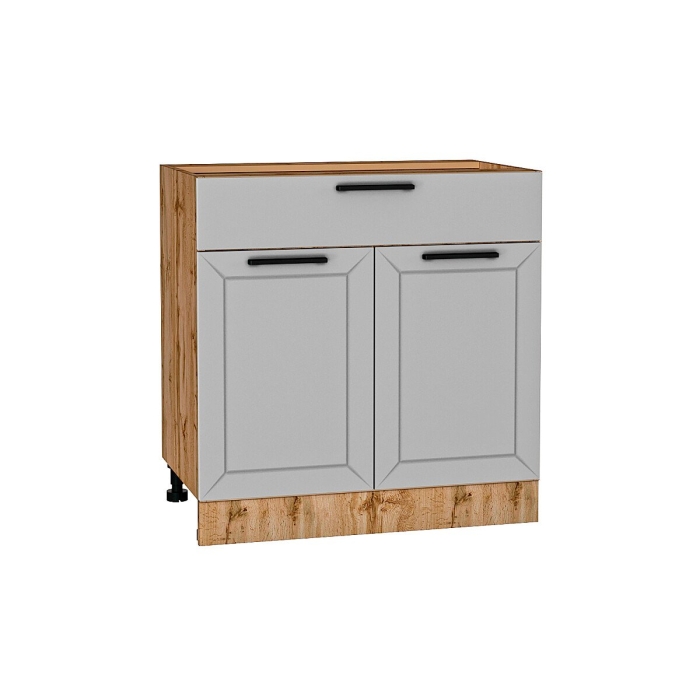 Шкаф нижний с 2-мя дверцами и ящиком Глетчер