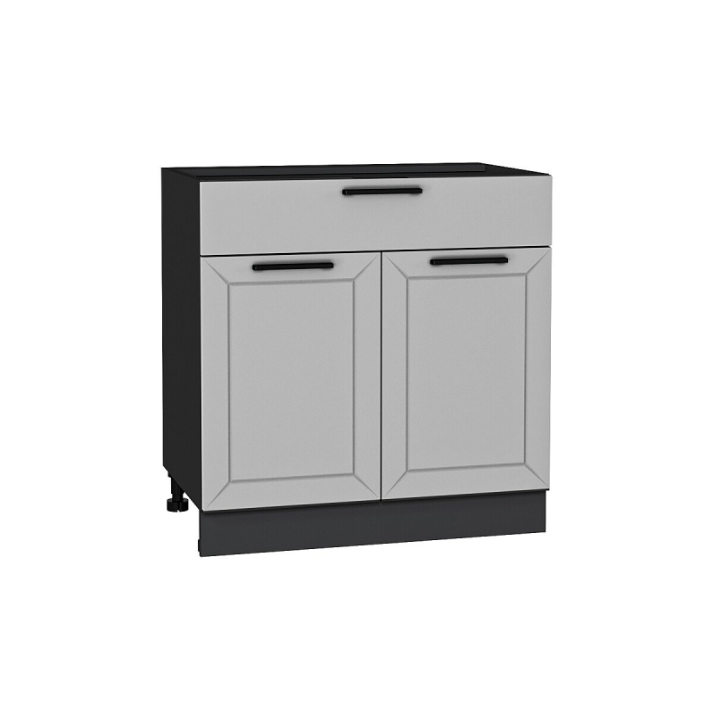 Шкаф нижний с 2-мя дверцами и ящиком Глетчер