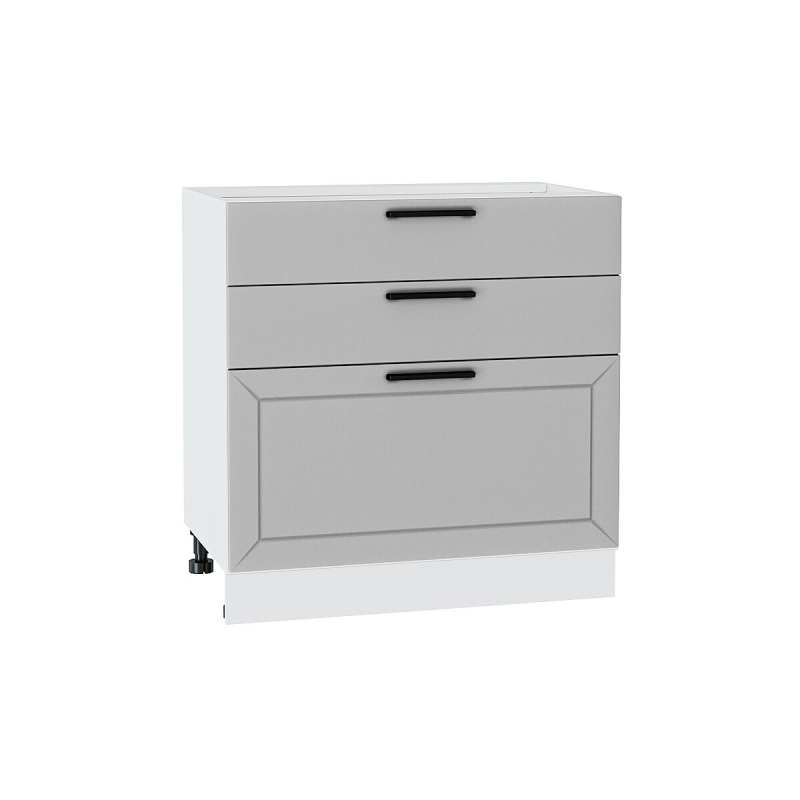 Шкаф нижний с 3-мя ящиками Глетчер