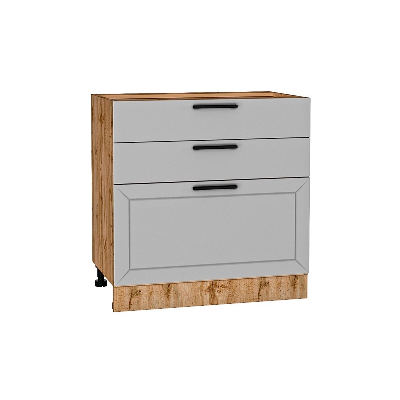 Шкаф нижний с 3-мя ящиками Глетчер