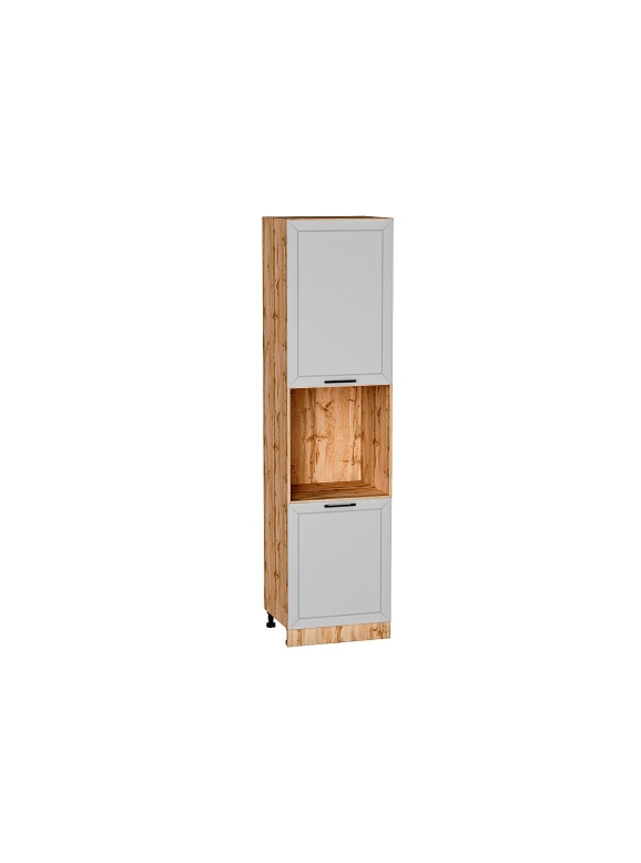 Шкаф пенал с 2-мя дверцами под технику Глетчер