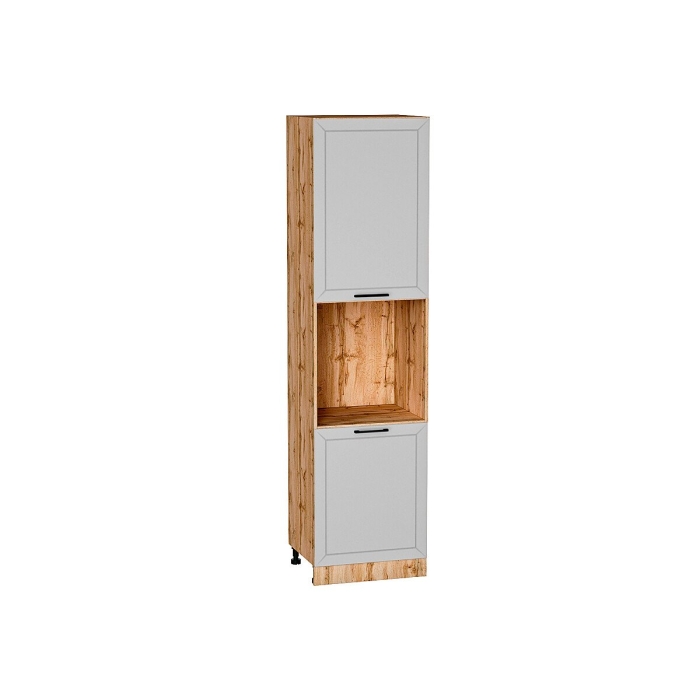 Шкаф пенал с 2-мя дверцами под технику Глетчер