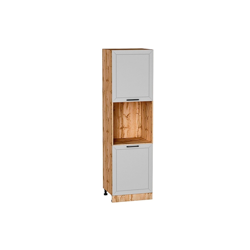 Шкаф пенал с 2-мя дверцами под технику Глетчер