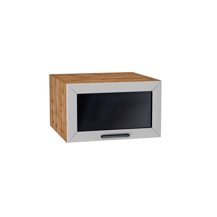 Шкаф верхний горизонтальный остекленный глубокий Глетчер