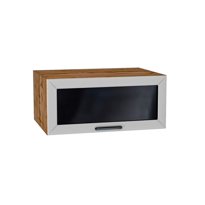 Шкаф верхний горизонтальный остекленный глубокий Глетчер