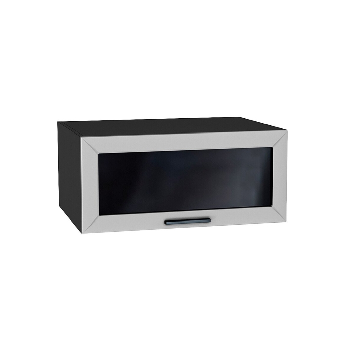 Шкаф верхний горизонтальный остекленный глубокий Глетчер