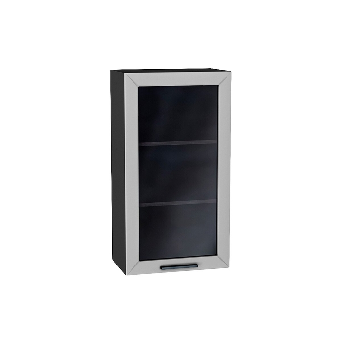 Шкаф верхний с 1-ой остекленной дверцей Глетчер