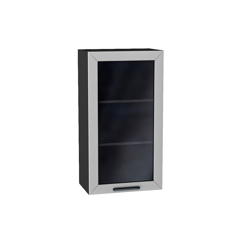 Шкаф верхний с 1-ой остекленной дверцей Глетчер