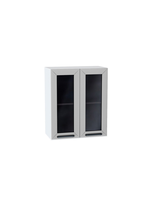 Шкаф верхний с 2-мя остекленными дверцами Глетчер