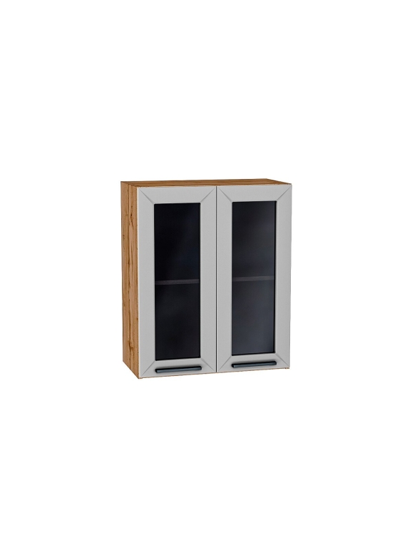 Шкаф верхний с 2-мя остекленными дверцами Глетчер