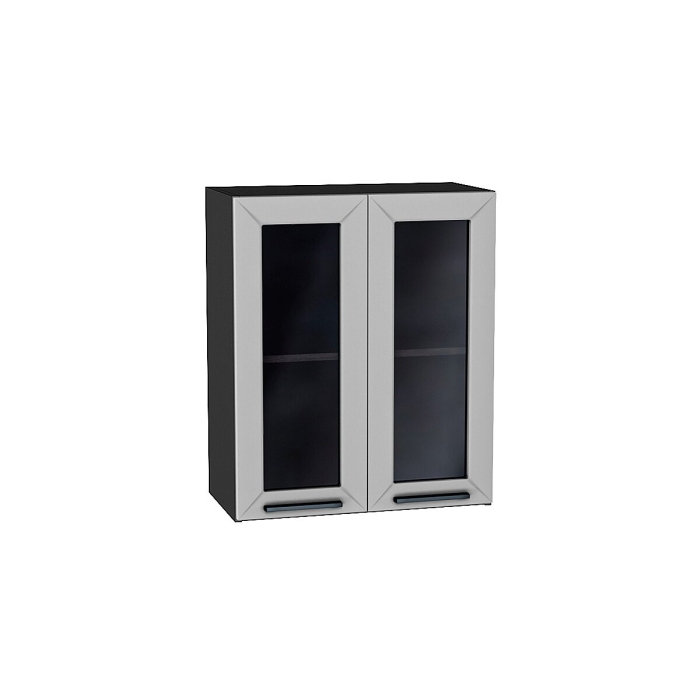 Шкаф верхний с 2-мя остекленными дверцами Глетчер