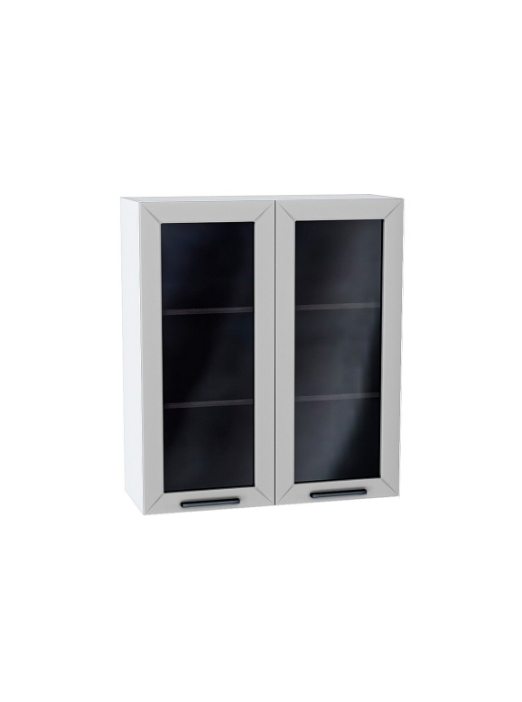 Шкаф верхний с 2-мя остекленными дверцами Глетчер