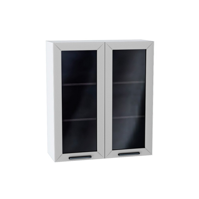 Шкаф верхний с 2-мя остекленными дверцами Глетчер