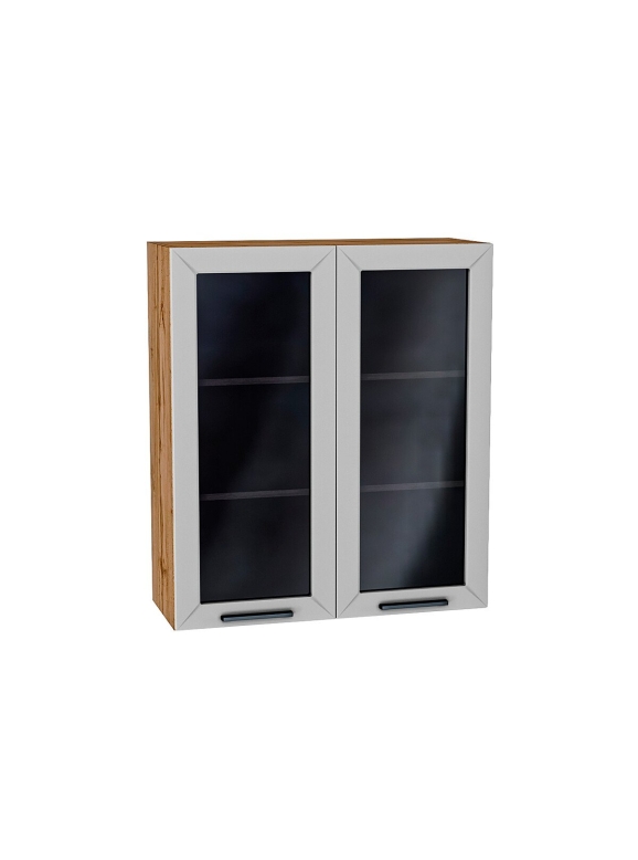 Шкаф верхний с 2-мя остекленными дверцами Глетчер