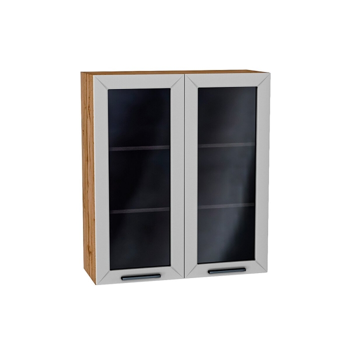 Шкаф верхний с 2-мя остекленными дверцами Глетчер