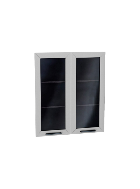 Комплект фасадов Глетчер со стеклом для каркаса Ф-55Н В809