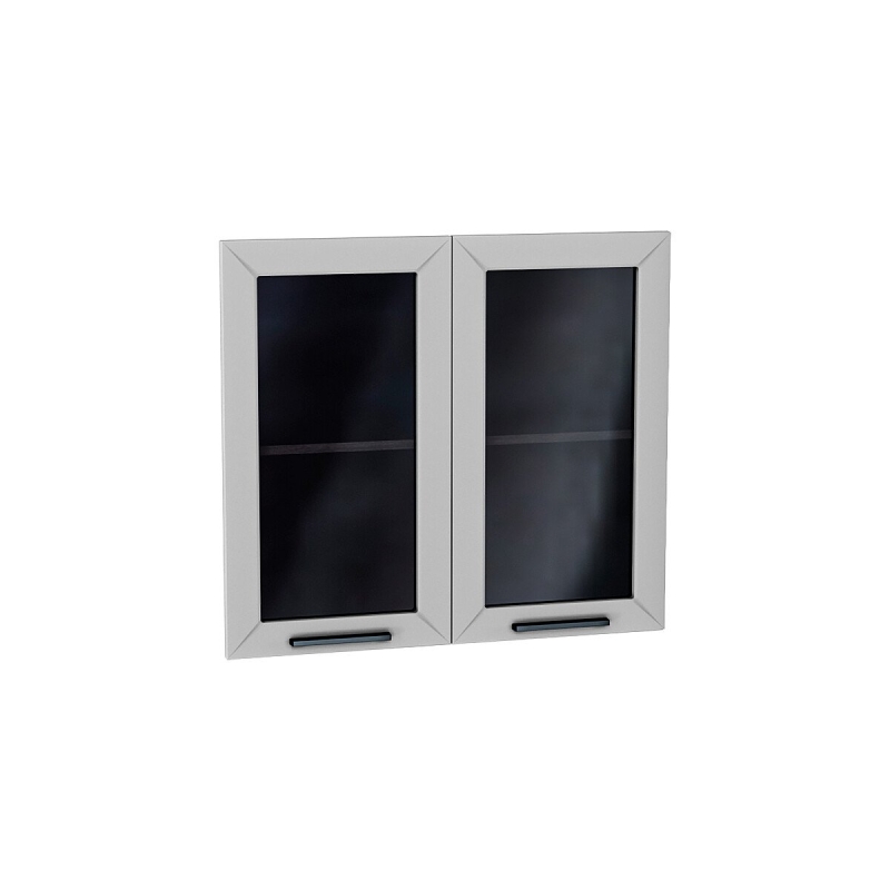 Комплект фасадов Глетчер со стеклом для каркаса Ф-55 В800