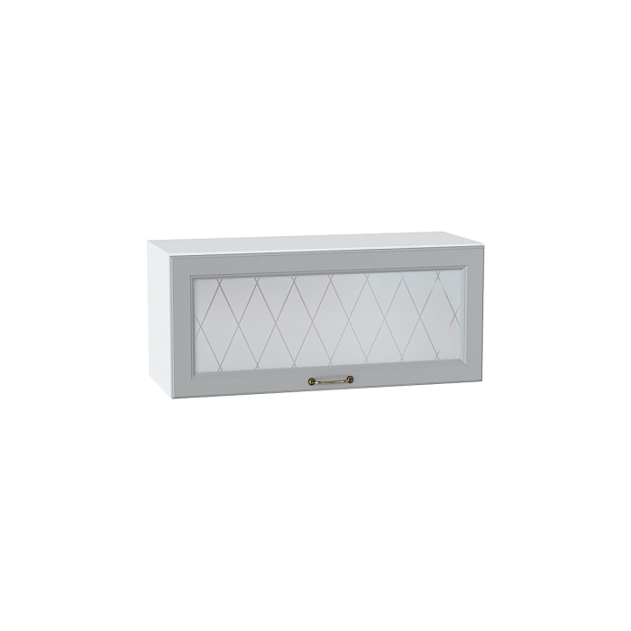 Шкаф верхний горизонтальный остекленный Ницца