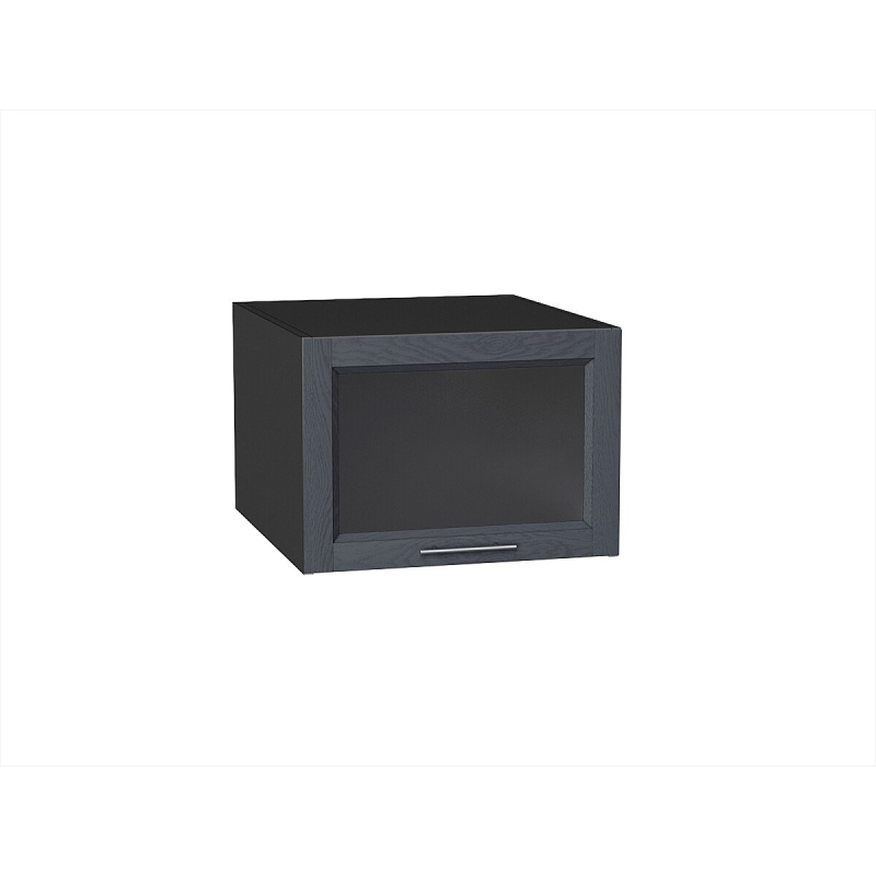 Шкаф верхний горизонтальный остекленный глубокий Сканди